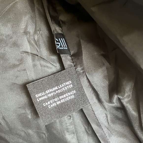 Wilsons Leather Black Leather Jacket - Picture 5 of 7